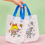 Non-woven fabric DIY graffiti coloring tote bag creative hand-made art graffiti storage portable - CHL-STORE 