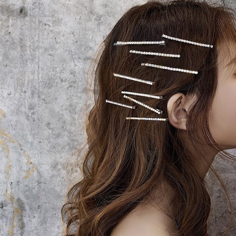 One-word all-match full diamond hair clip four-in-one group beauty salon fashion accessories all-match hair clip life small things - CHL-STORE 