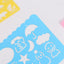 Painting Theme Stencil Tool cute animals Cutout Stencil Mandala Harmony Pastel NP-H7TGM-701 NP-H7TRIA-072-1 - CHL-STORE 