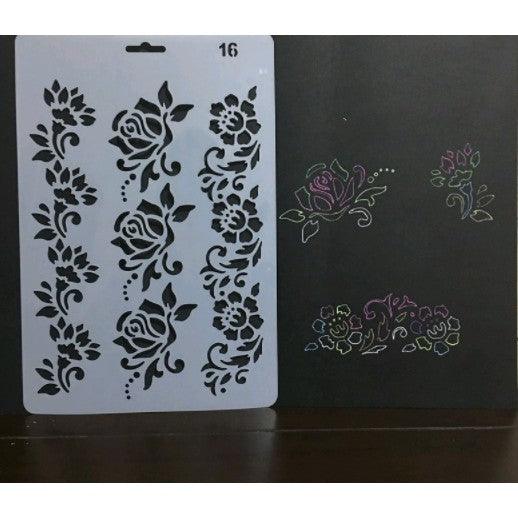 Painting Theme Stencil Tool cute animals Cutout Stencil Mandala Harmony Pastel NP-H7TGM-701 NP-H7TRIA-072-1 - CHL-STORE 