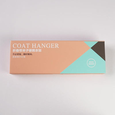 Passenger Travel Multifunctional Portable Travel Folding Clothes Hanger (with Clip) Good Travel Items Life Small Items - CHL-STORE 