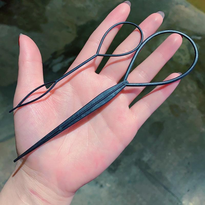 Pattern Styling Hair Tool-Pull Hair Pin Black U-shaped Hair Clip Beauty Salon Styling Design Hair Helper - CHL-STORE 