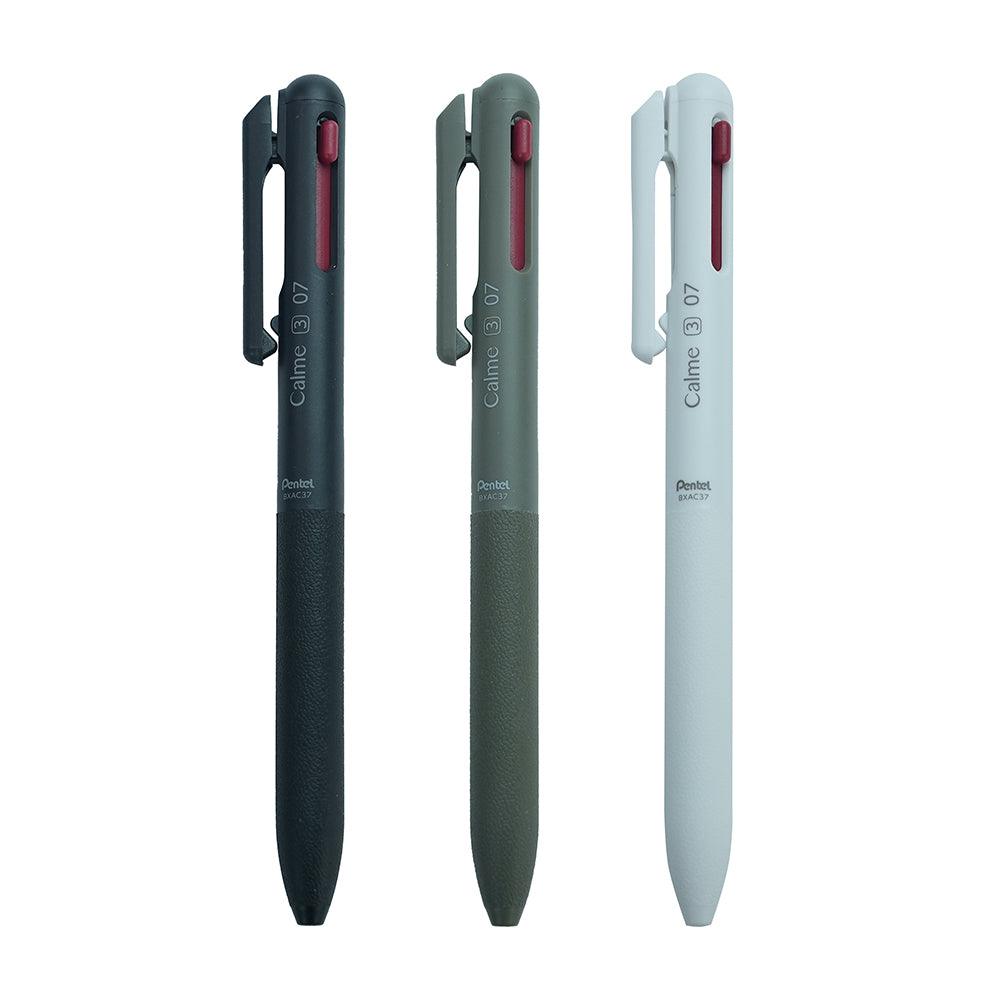 Pentel Calme Calme 0.5mm mute 2 colors (black/red)+1 functional pen - CHL-STORE 