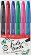 Pentel TOUCH BRUSH UP 6-color group 12-color group new color soft painting pen art pen color pen painting SES15C - CHL-STORE 
