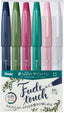 Pentel TOUCH BRUSH UP 6-color group 12-color group new color soft painting pen art pen color pen painting SES15C - CHL-STORE 