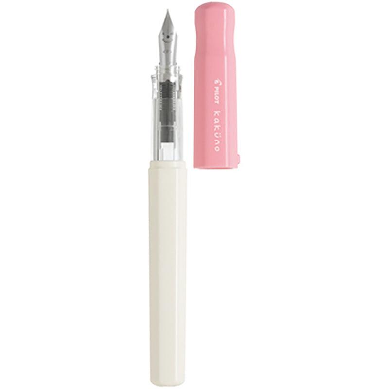 PILOT FKA-1SR Smiling Fountain Pen x Limited Edition x White Body with Pink Series - CHL-STORE 