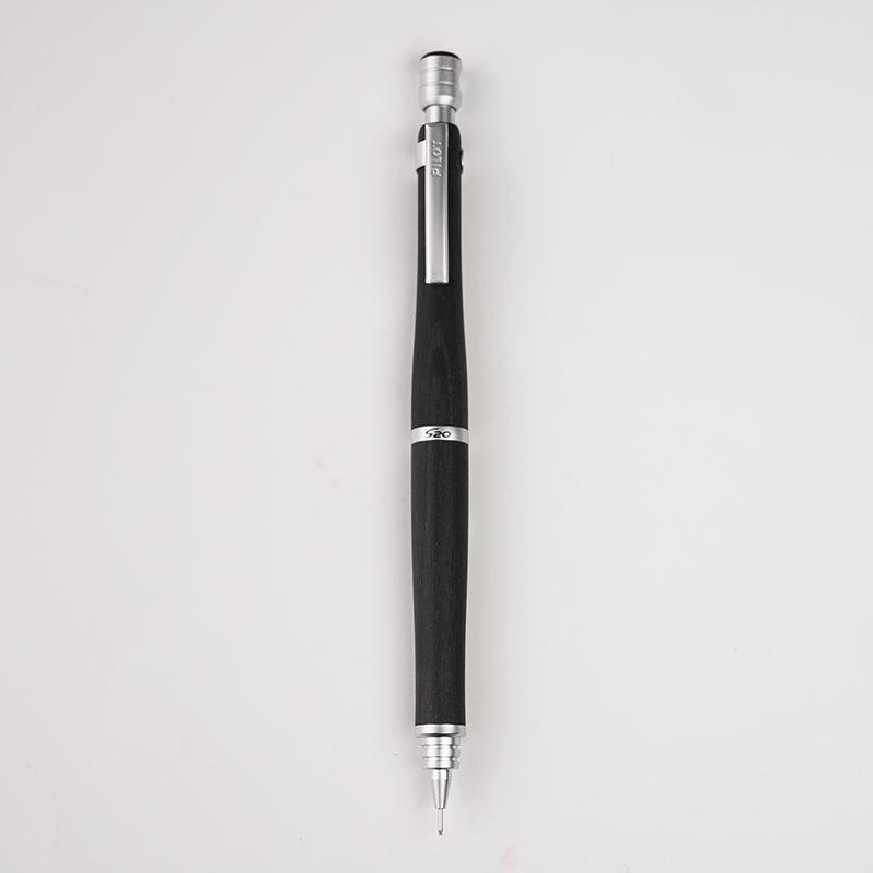 PILOT S20 P-HPS-2SK 0.5mm Wood Grain Mechanical Pencil Wood Color Mechanical Pencil Hippo Wood Light Coffee Dark Red Coffee Bubble Shell - CHL-STORE 
