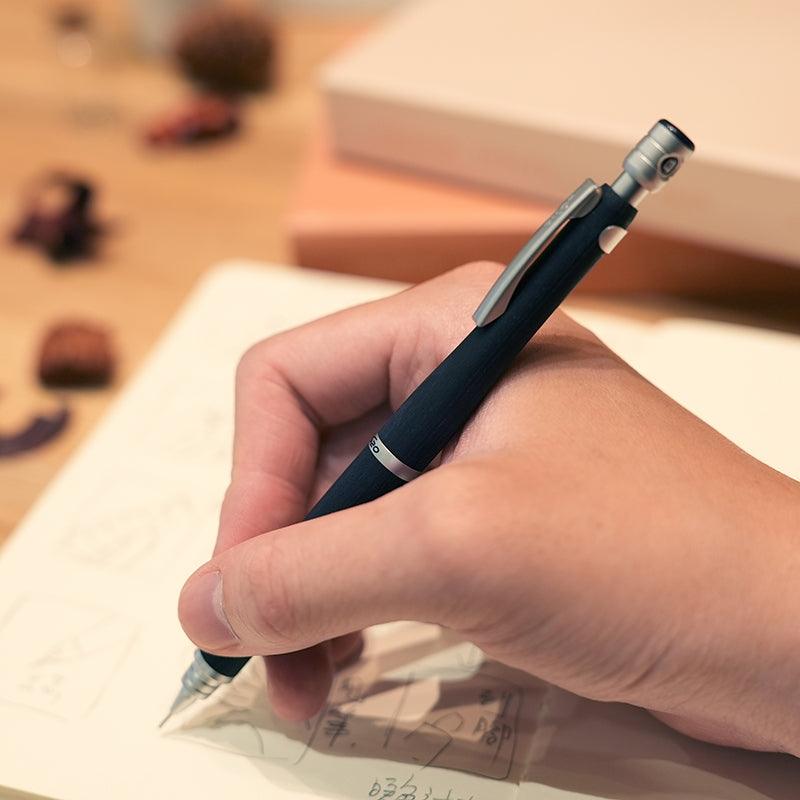 PILOT S20 P-HPS-2SK 0.5mm Wood Grain Mechanical Pencil Wood Color Mechanical Pencil Hippo Wood Light Coffee Dark Red Coffee Bubble Shell - CHL-STORE 