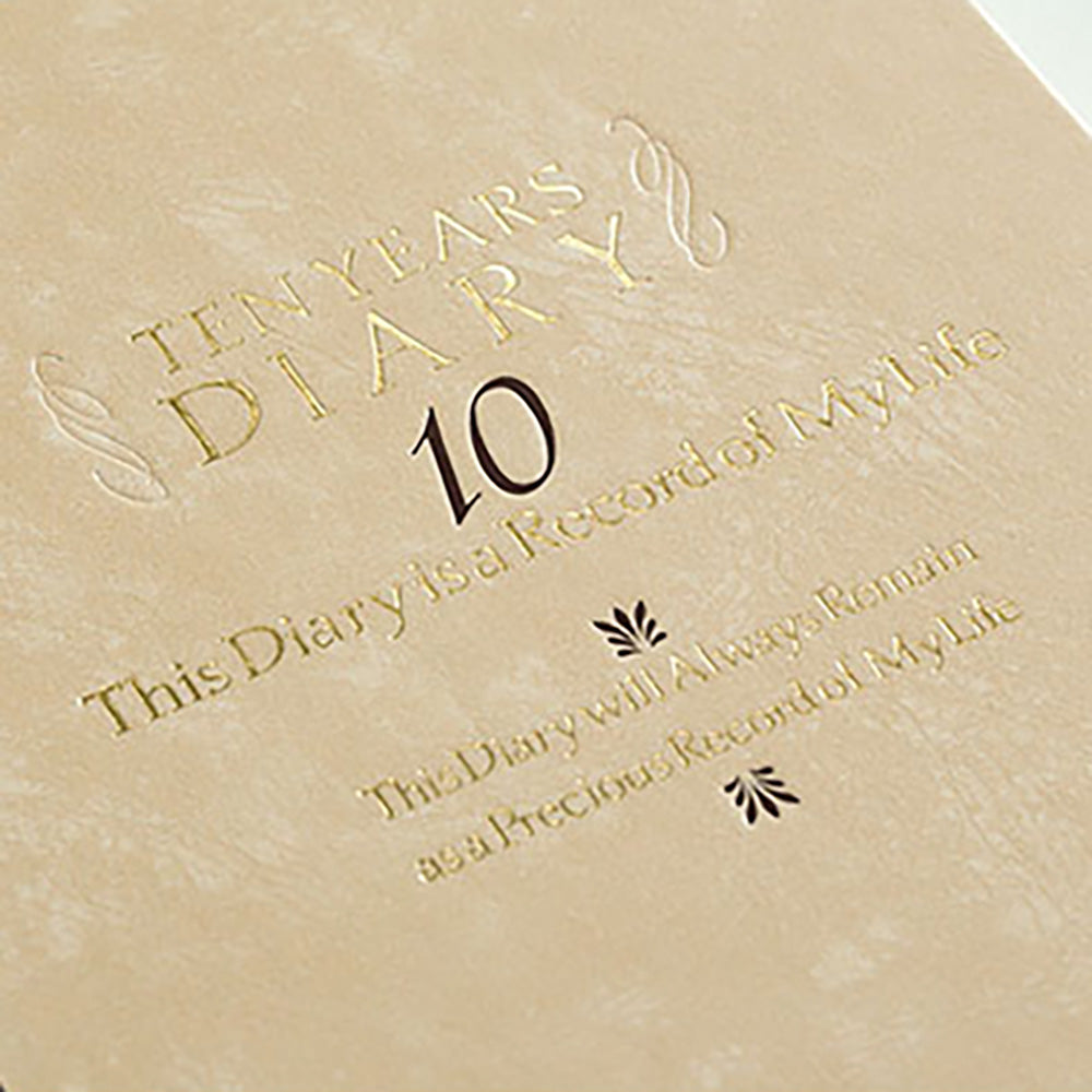 MIDORI life diary 1-year diary 3-year 5-year continuous use 10-year continuous use retro hard literary notebook bullet journal symbol note
