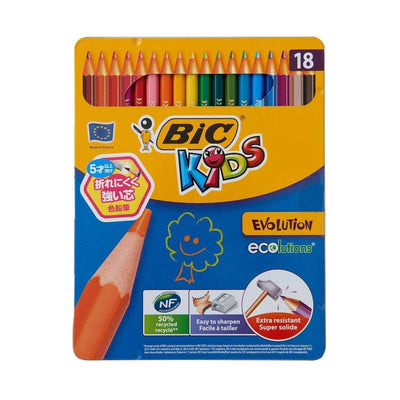 (Pre-Order) BIC Big kids colored pencils BKEVOM18E - CHL-STORE 