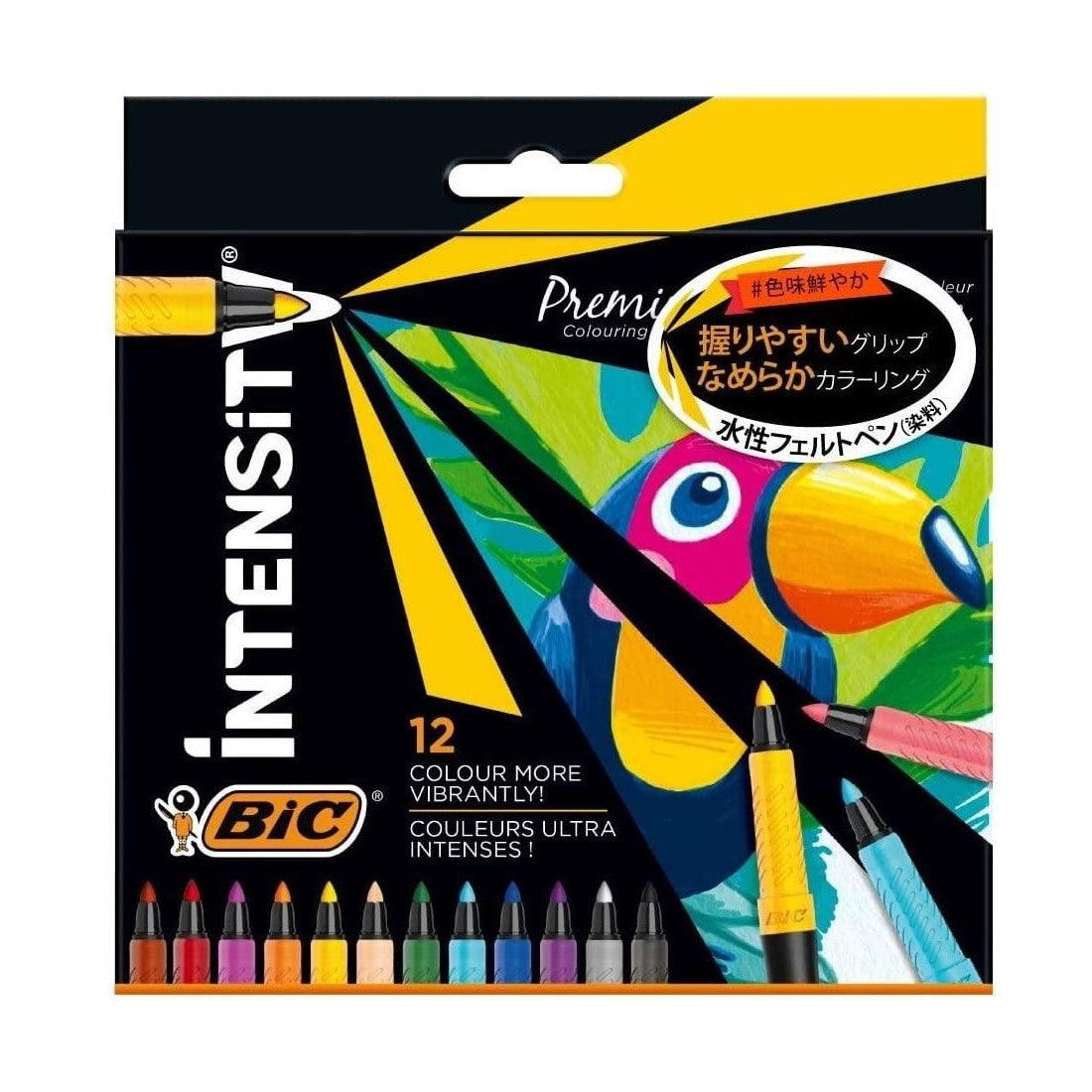 (Pre-Order) BIC Intensity Felt-Tip pen 0.7mm Water-based pen ITS-FEPFNPK12 - CHL-STORE 