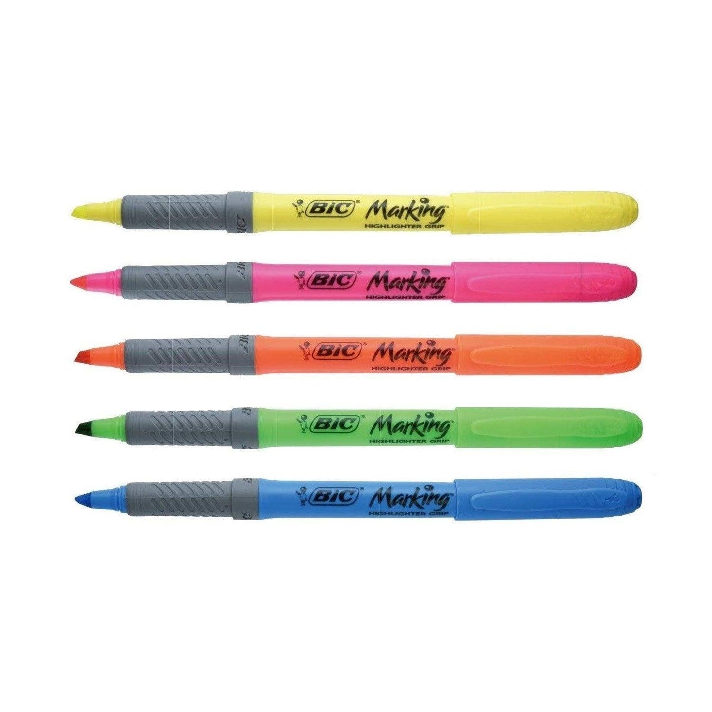 (Pre-Order) BIC Marking highlighter grip 1.2mm 3.25mm Fluorescent marker BRIGRIP12 - CHL-STORE 