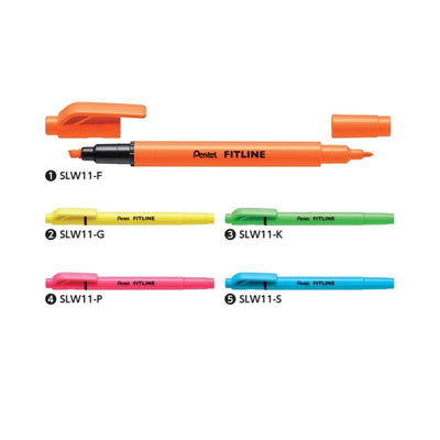 (Pre-Order) PENTEL FITLINE Thick: 1.5-3.5mm Thin: 1.0mm highlighter SLW11 XSLR3 - CHL-STORE 