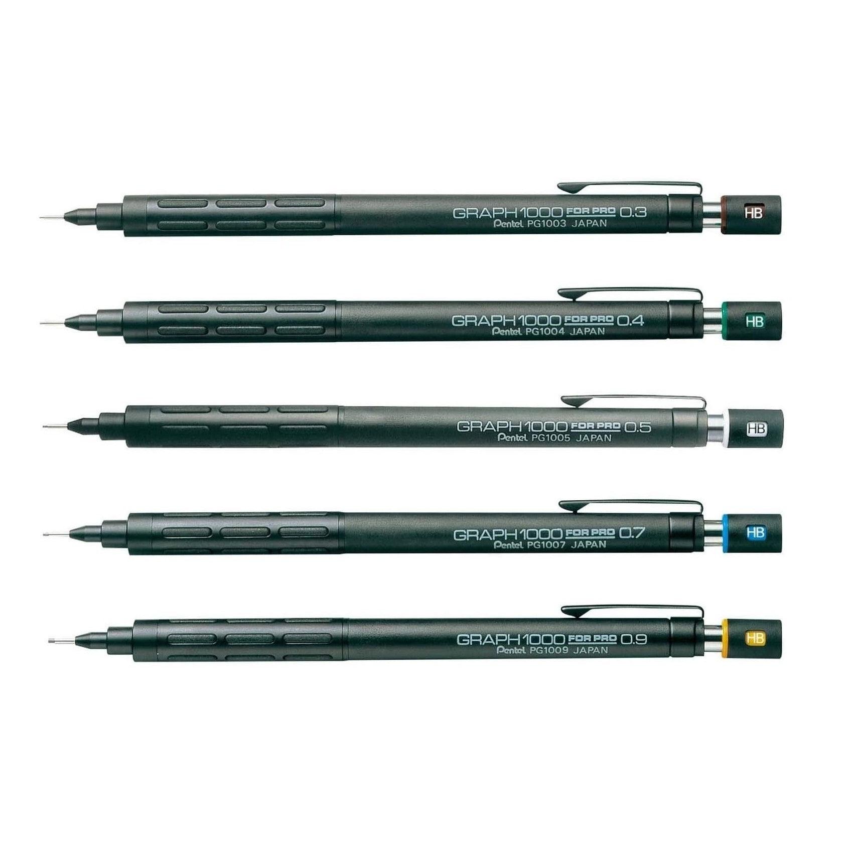 (Pre-Order) PENTEL GRAPH 1000 FOR PRO 0.3mm~0.9mm mechanical pencil for drafting PG100 Z2-1N - CHL-STORE 