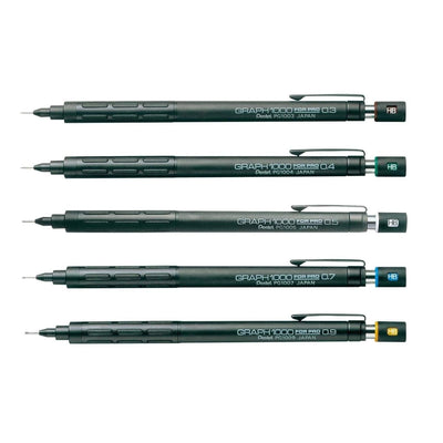 (Pre-Order) PENTEL GRAPH 1000 FOR PRO 0.3mm~0.9mm mechanical pencil for drafting PG100 Z2-1N - CHL-STORE 
