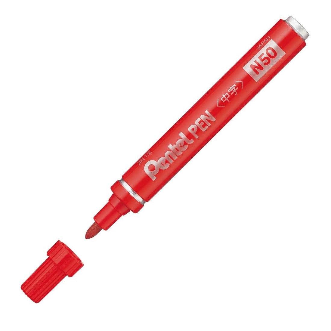 (Pre-Order) PENTEL pentel pen medium 1.5mm oil pen N50 - CHL-STORE 