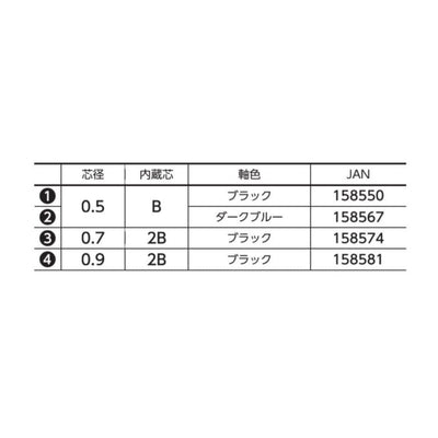 (Pre-Order) PENTEL tough 0.5mm 0.7mm 0.9mm mechanical pencil XQE5、XQE7、XQE9 XE10-W - CHL-STORE 