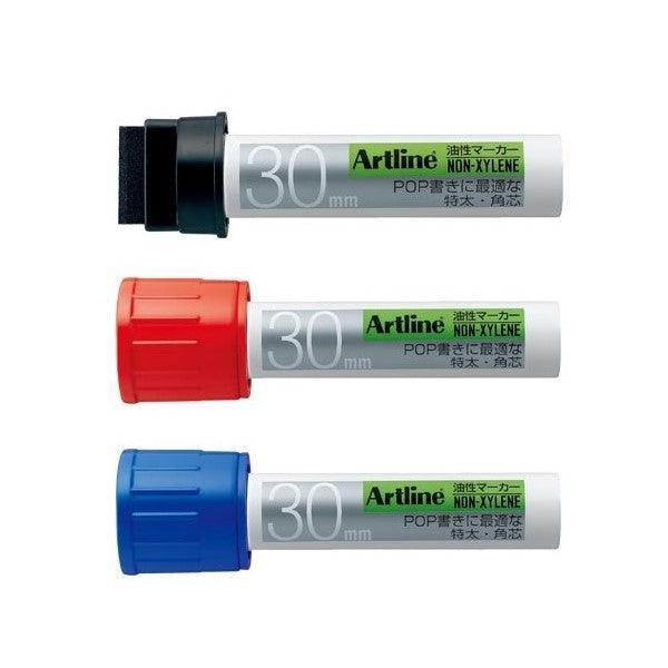(Pre-Order) SHACHIHATA Artline 30mm Permanent Marker Angle 30 K-123 KR-20 - CHL-STORE 