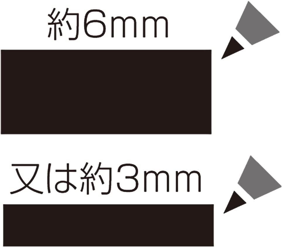 (Pre-Order) SHACHIHATA Artline 3mm 6mm Permanent Marker Angle 6 K-50 KR-20 - CHL-STORE 