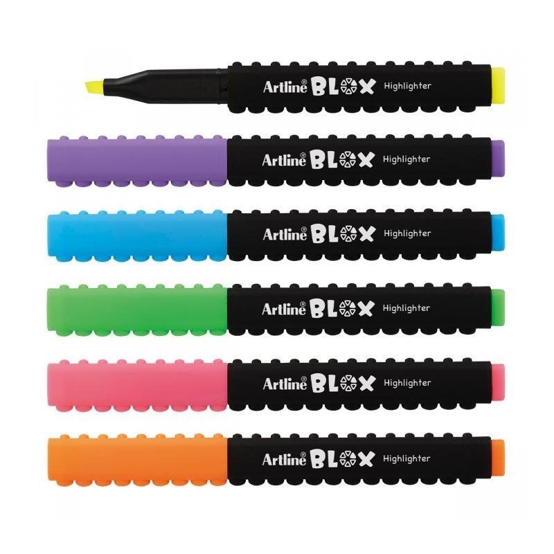 (Pre-Order) SHACHIHATA Artline 4mm BLOX Fluorescent Markers KTX-600 - CHL-STORE 