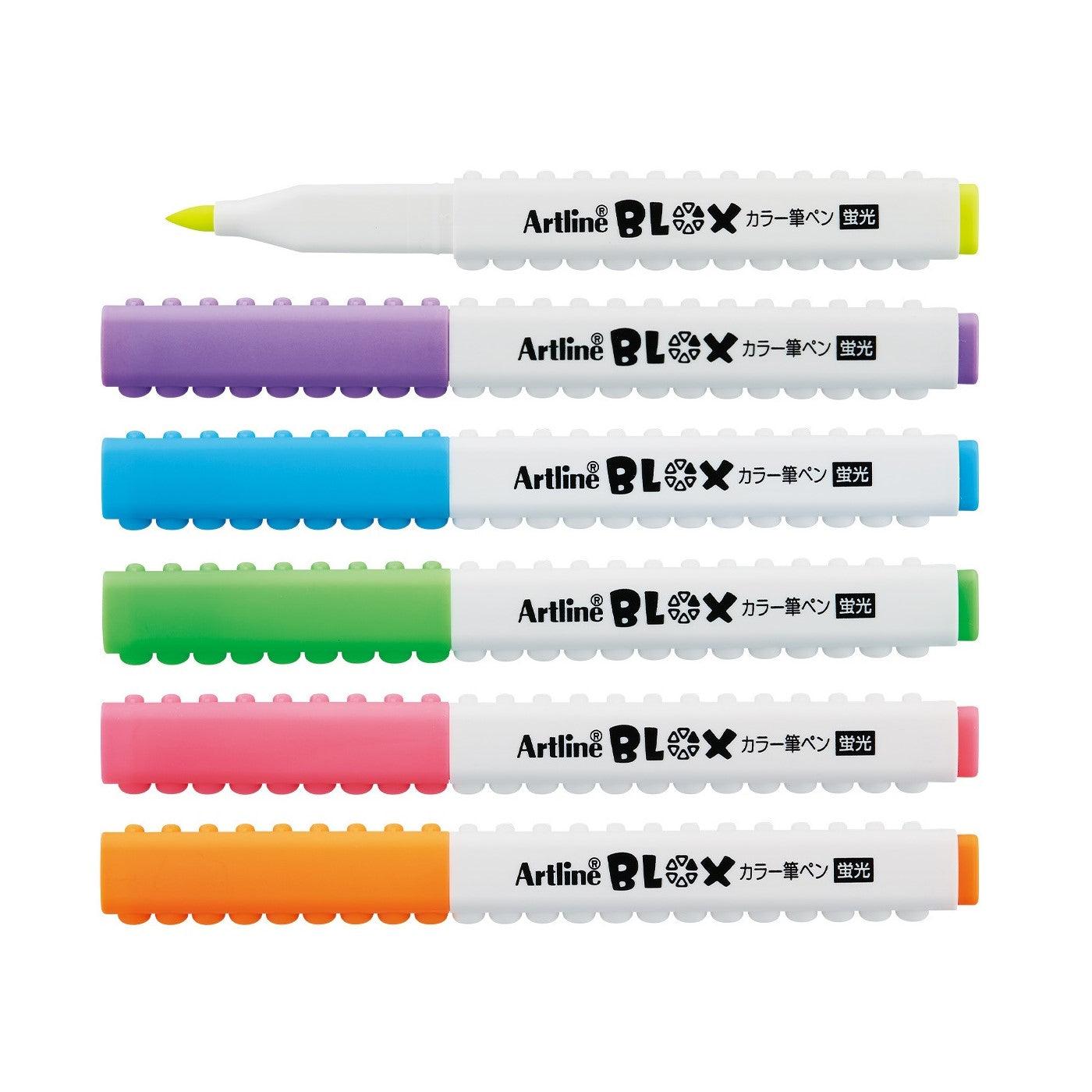 (Pre-Order) SHACHIHATA Artline BLOX Color Brush Pen Highlighter KTX-FF - CHL-STORE 