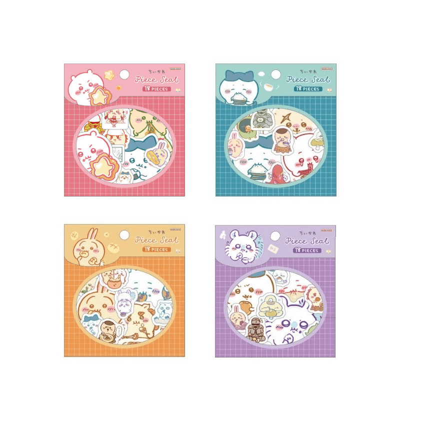 (Pre-Order) Sun-Star Chikawa Peace Seal Mogumogu Pink S85871 - CHL-STORE 