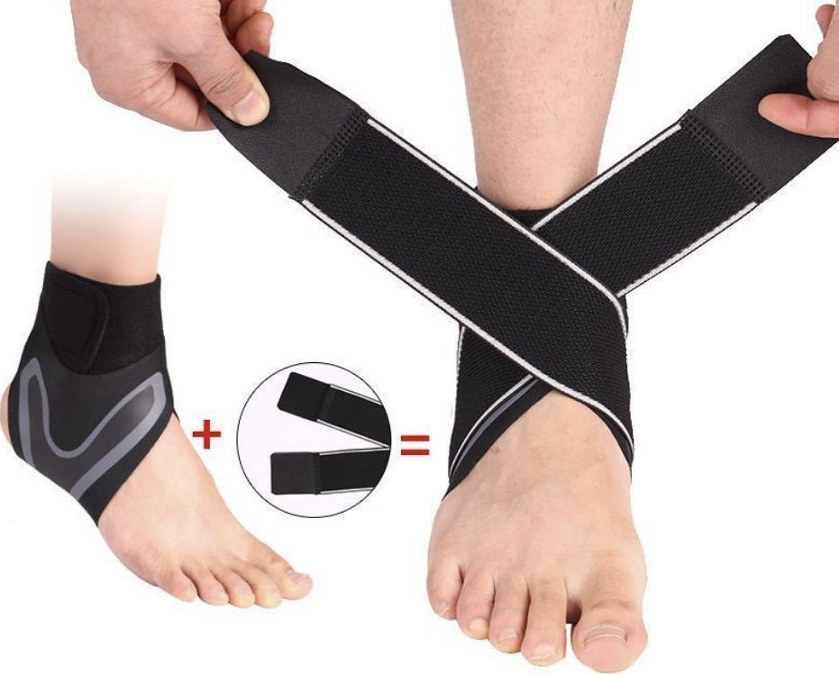 pressure wrapping ankle brace compression thin men's and women's ankle brace sports protective gear mountaineering fitness ankle brace to prevent sprains wrapping compression protection cruciate ligament ankle brace - CHL-STORE 