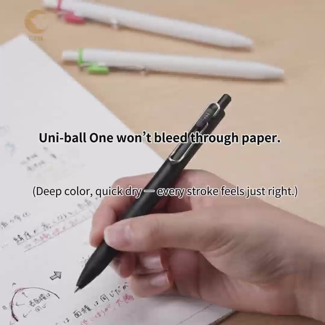 Penna A Sfera Gel Uni-Ball One P – Colore Oro Rosa, Punta 0,38 Mm, Scrittura Fluida Con Meccanismo Stabilizzatore - 5