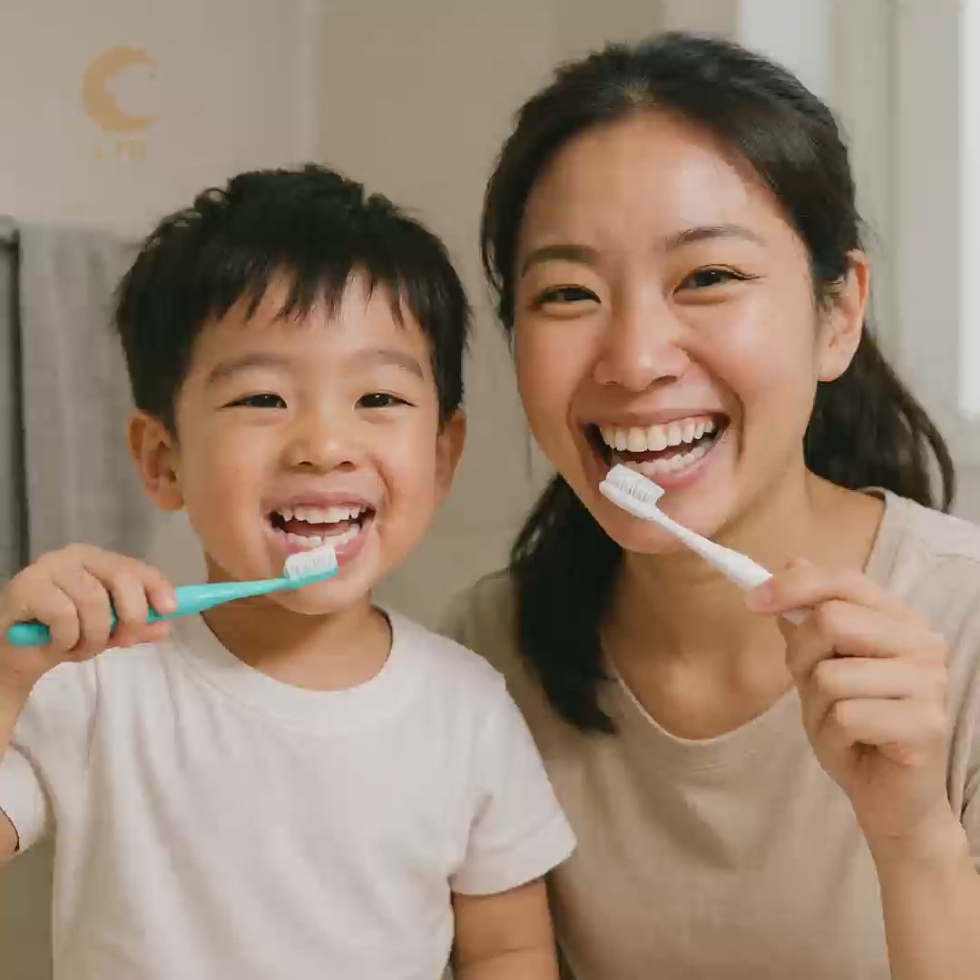 Soft-Touch Kids Toothbrush for Gentle Brushing - Made in Japan