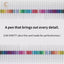 UNI EMOTT water-resistant color pen water-based pen signature pen drawing creation hand-drawn drawing note illustration stroke drawing