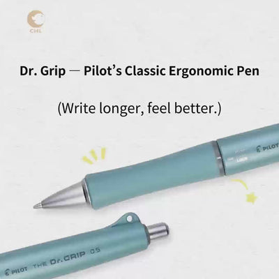 خلبان BDGFB-80F Dr.Grip Full Black 0.7mm Ballpoint با طراحی دسته سالم (4 رنگ)