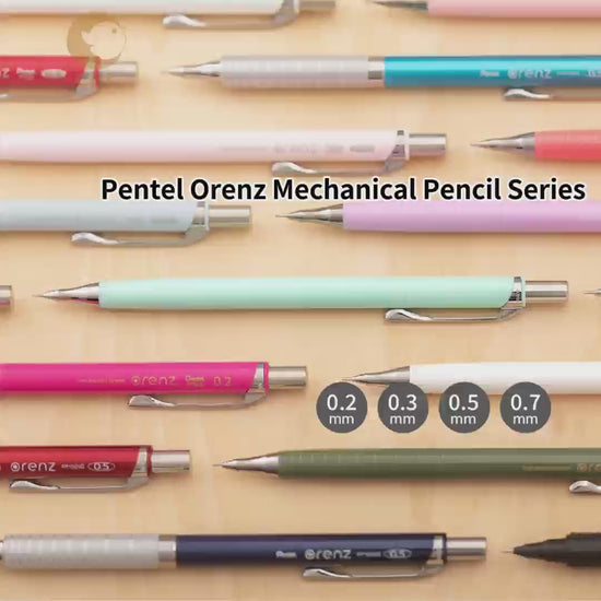 PENTEL Orenz clear body 0.5mm mechanical pencil XPP505 - CHL-STORE 