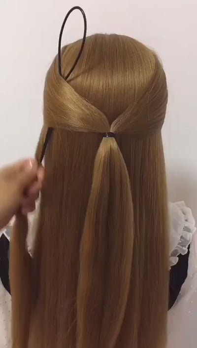 Pattern Styling Hair Tool-Pull Hair Pin Black U-shaped Hair Clip Beauty Salon Styling Design Hair Helper