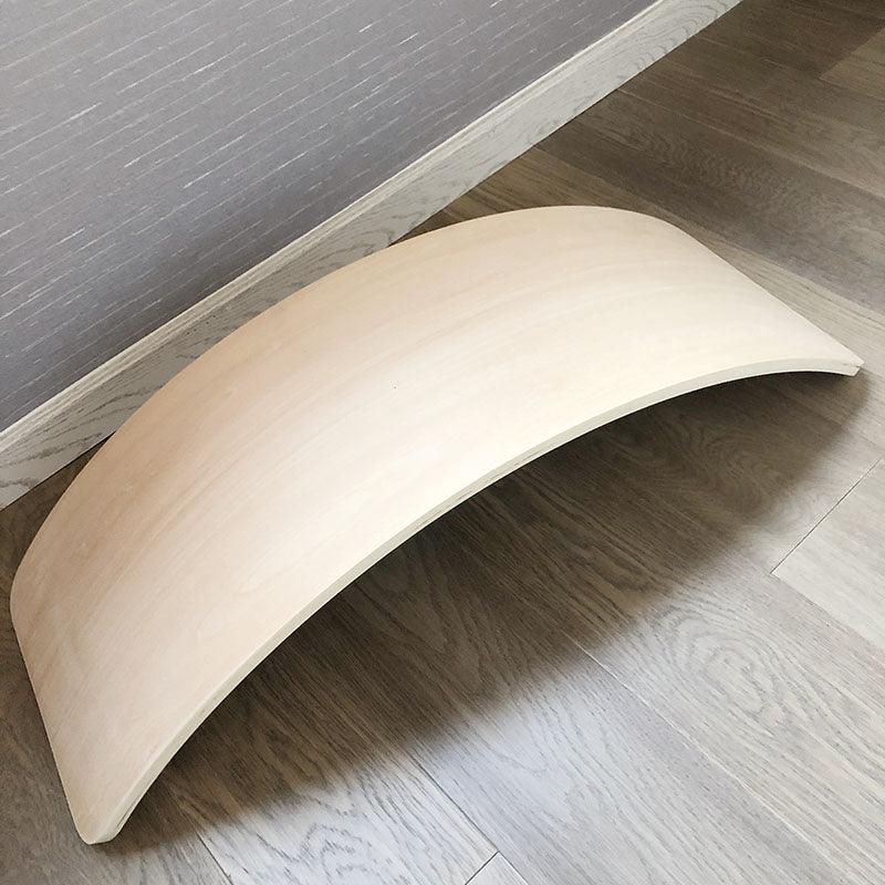 Puzzle sensory integration training sports balance wooden curved board-balance seesaw balance sense training indoor multi-function board children's curved board shake toys - CHL-STORE 