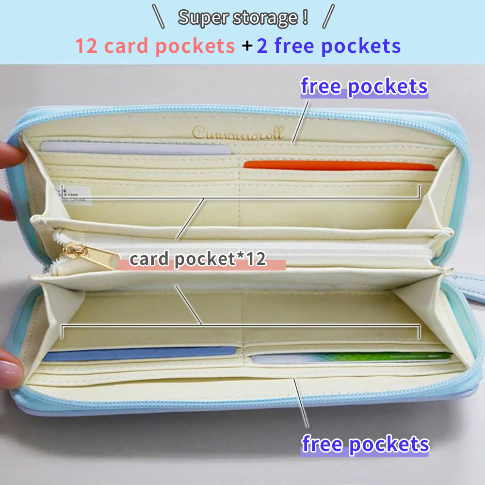 Sanrio Sumikko Gurashi short wallet coin round zipper short wallet exquisite metal pattern wallet cute wallet mini wallet