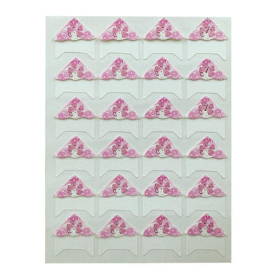 Romantic flower series 24pcs DIY photo fixed corner stickers flower butterfly series national flag photo fixed stickers NP-H7TRIA-001 - CHL-STORE 