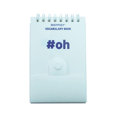 RosyPosy stand-up word notebook oh series easy series Klein blue burgundy red word book essential for memorizing words - CHL-STORE 