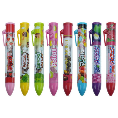 Sakamoto FUNBOX Rocker Pen 0.7mm Crispy Ballpoint Pen Black Ink Ballpoint Pen Coca-Cola PINO Chocolate Marine Life - CHL-STORE 