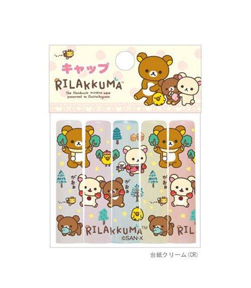 SAN-X FT28501 Rilakkuma Lara Bear Pencil Cover Pen cap Winter Gloves Pink Yellow 5 into the groups - CHL-STORE 