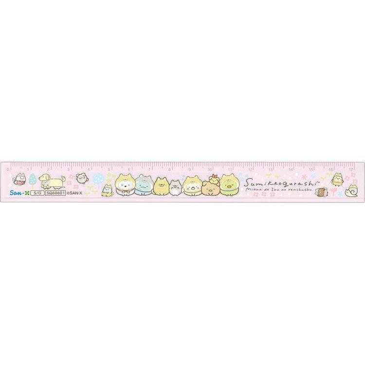 SAN-X Sumikko gurashi dog shape 17cm ruler SQ88601 SQ88602 Cute Ruler - CHL-STORE 