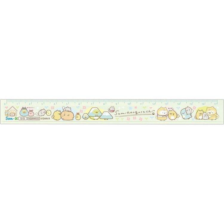 SAN-X Sumikko gurashi dog shape 17cm ruler SQ88601 SQ88602 Cute Ruler - CHL-STORE 