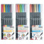 Shachihata Write Jida Smudge Paint Pen 6 Color Set Sayaka Honoka Secret Smudge Mix Color Soft Paint Pen Japanese Traditional Color Card Postcard Bookmark DIY Creative Painting Handbook Illustration - CHL-STORE 
