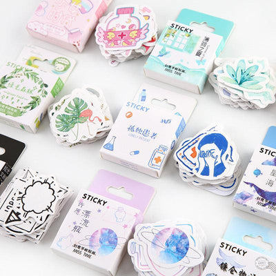 Shi guang boxed stickers Girls' Generation series 46 pieces into DIY small fresh hand account album Small things in life Small things in cultural creation - CHL-STORE 
