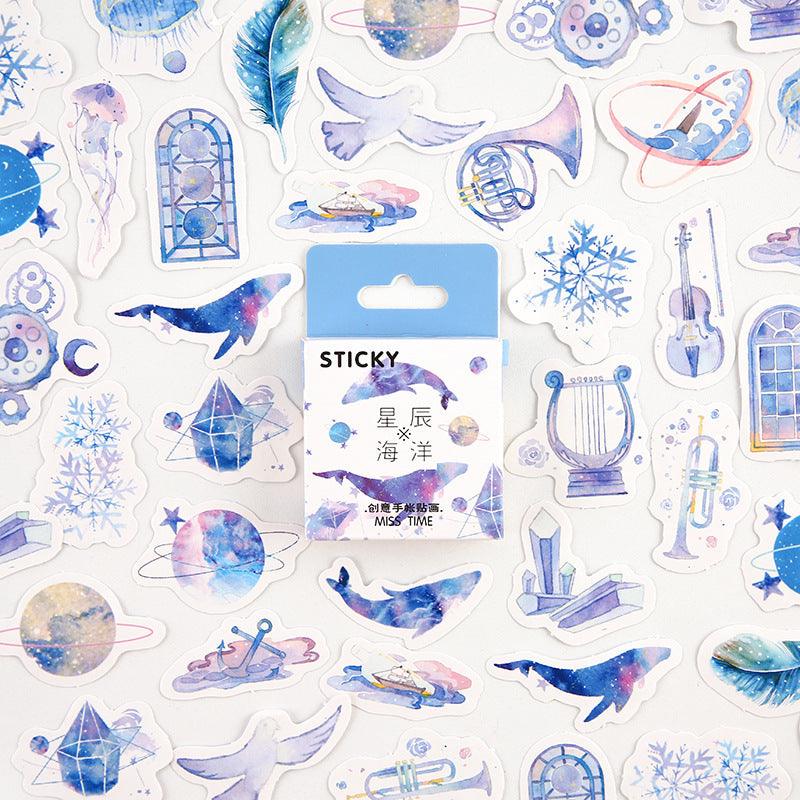 Shi guang boxed stickers Girls' Generation series 46 pieces into DIY small fresh hand account album Small things in life Small things in cultural creation - CHL-STORE 