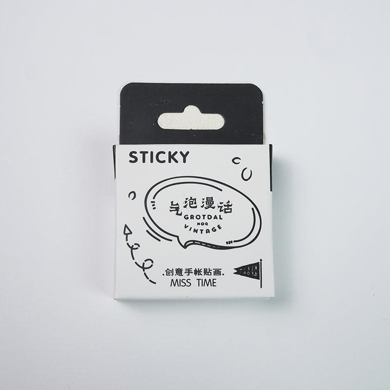Shi guang boxed stickers Girls' Generation series 46 pieces into DIY small fresh hand account album Small things in life Small things in cultural creation - CHL-STORE 