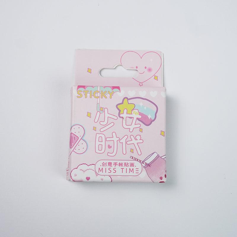 Shi guang boxed stickers Girls' Generation series 46 pieces into DIY small fresh hand account album Small things in life Small things in cultural creation - CHL-STORE 