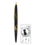 Sun-Star X BIC S46507 CLIC Gold Sailor Moon 0.5mm Tinta Hitam Tinta Tinta Bermer telah Pemodelan Pena berminyak
