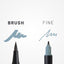 Tombow AB-T فرشاة اللون المزدوجة ذات اللون المزدوج قلم مزدوج القلم.