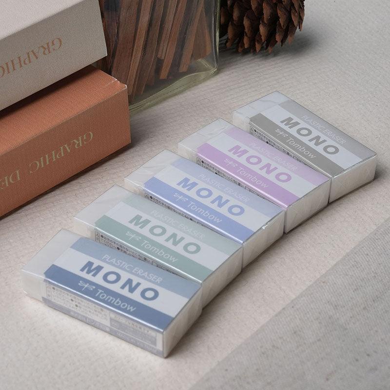 TOMBOW MONO graph Misty Gray Limited 0.5mm 0.3mm Mechanical Pencil + Eraser Japan Limited Edition Taupe Sage Green Iron Gray Lavender Purple - CHL-STORE 