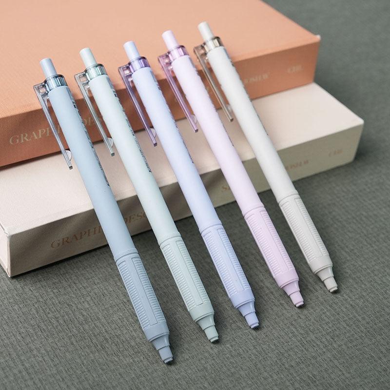 TOMBOW MONO Lite Misty Gray Limited 0.5mm Oily Pen Ball Pen + Correction Tape Office Study Japanese Stationery Limited Edition Taupe Sage Green Iron Gray Lavender Purple - CHL-STORE 